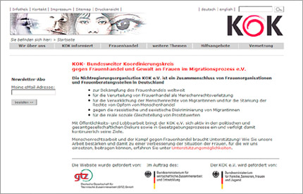 KOK - Bundesweiter Koordinierungskreis gegen Frauenhandel